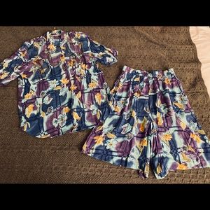 🎉🎊HOST PICK🎊🎉 NWOT, Colorful, Matching Short Set by EKLOZ